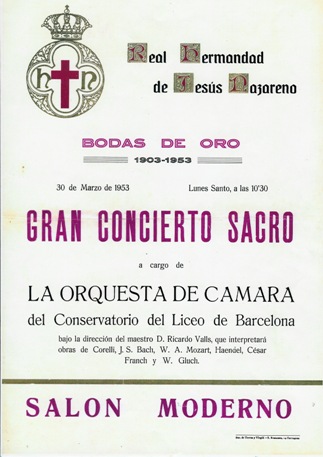 cartel concierto bodas de oro